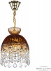 Светильник подвесной Bohemia Ivele 5478 5478/22 G Amber/M-1G Leafs