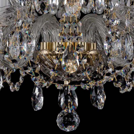 Подвесная люстра Bohemia Ivele Crystal 1402 1402/6_3/195/G