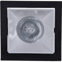 Встраиваемый светильник Reluce 16086-9.0-001PT MR16 BK+WT