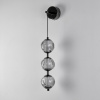 Бра OD2437 OB2437 pearl black/smoke