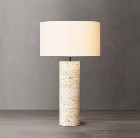 Интерьерная настольная лампа Stone Table Lamp 5003T travertine