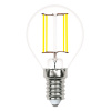 Лампочка светодиодная филаментная Optima Филамент LED-G45-5,5W/3000K/E14/CL/SLF