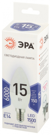 Лампочка светодиодная LED B35-15W-860-E14 LED B35-15W-860-E14