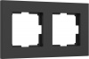 Рамка Slab черный софт W0022908