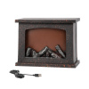 Световая фигура ULD-L2821-005/DNC/RED BLACK FIREPLACE