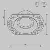 Точечный светильник Dot DL042-01-RD-B
