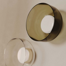 Настенный светильник Ipon A1316 Aged gold/ shade Clear