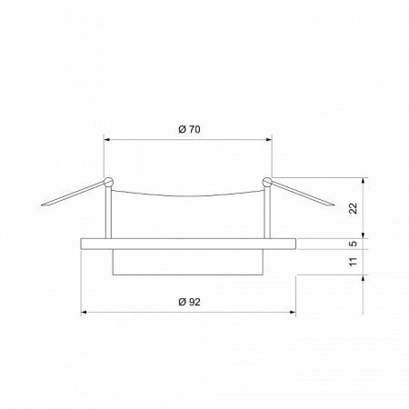 Встраиваемый светильник Elektrostandard Solas a053347