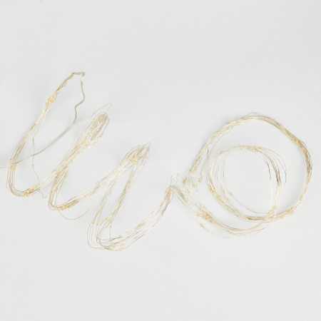 ULD-E0200-200/STB/3AA WARM WHITE IP44 Гирлянда светодиодная «Лучи росы» на батарейках 3АА (не в/к), 2м. 10 нитей. 200 светодиодов. Тепл