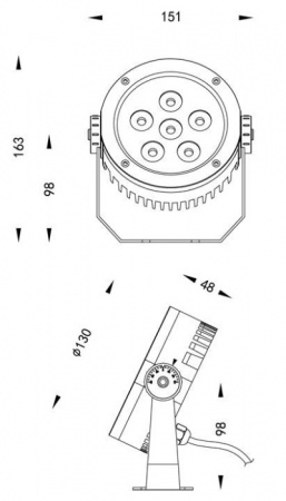 Прожектор уличный Power Spot 730279