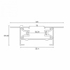 Трек встраиваемый Hesby Lighting Skylite 0011