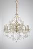 Подвесная хрустальная люстра Lucia Tucci BARLETTA BARLETTA 1730.15 cream white