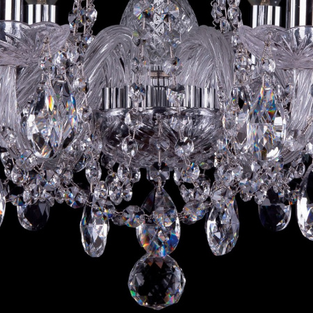 Подвесная люстра Bohemia Ivele Crystal 1402 1402/6/160/Ni