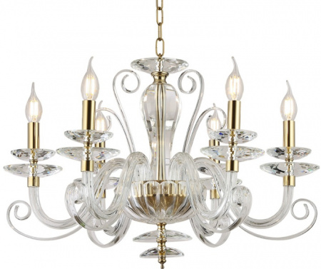 Подвесная люстра 8570 8576/C gold polished
