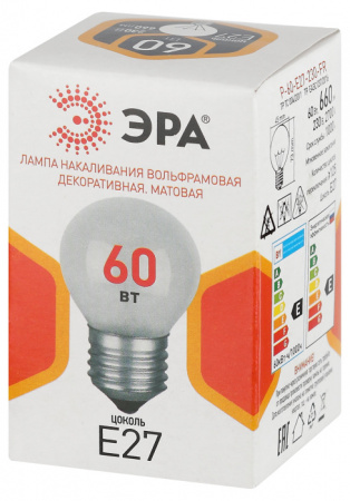 Лампочка накаливания P45 P-60-E27-230-FR