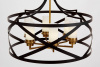 Подвесная люстра LUMINA DECO Astila LDP 1242-6 BK+MD