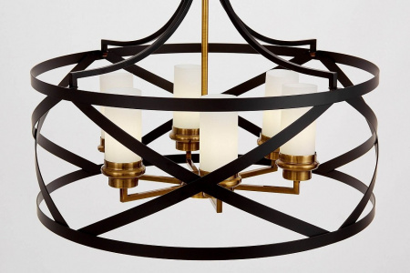 Подвесная люстра LUMINA DECO Astila LDP 1242-6 BK+MD