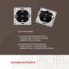 Розетка SET06-1 SET06-1-40-1 white