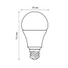 Лампочка светодиодная Optima LED-A95-35W/4000K/E27/FR/SLS
