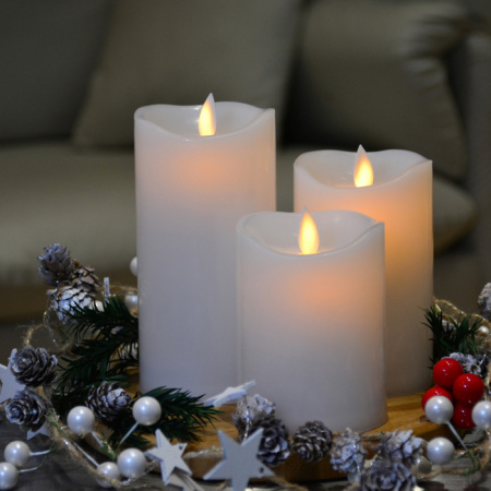 Световая фигура ULD-F065 WW RC CANDLE SET3