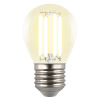 Лампочка светодиодная Яркая A++ LED-G45-4W/3000K/E27/CL GLY01TR