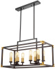 Подвесная люстра LDP 1140-8 BK+MD