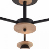 Люстра на штанге Reluce 01625-1 01625-0.3-03 BK+WOOD