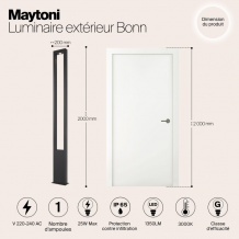 Наземный светильник Bonn O425FL-L25GF