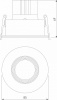 Встраиваемый светильник Elektrostandard Artis a066136