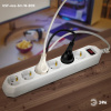 Розеточные блоки, удлинители USF-6es-3m-W-BOX