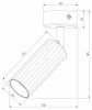 Бра Eurosvet Arris 20098/1 LED черный