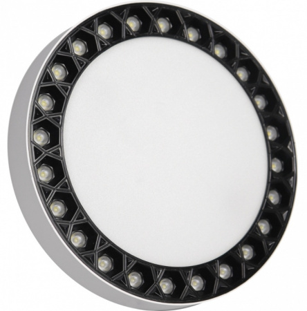 Потолочный светильник Mercury 5552-24W-D165-3/4K-WH+BK