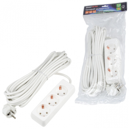 Розеточные блоки, удлинители Ultra S-GCU3-7 WHITE