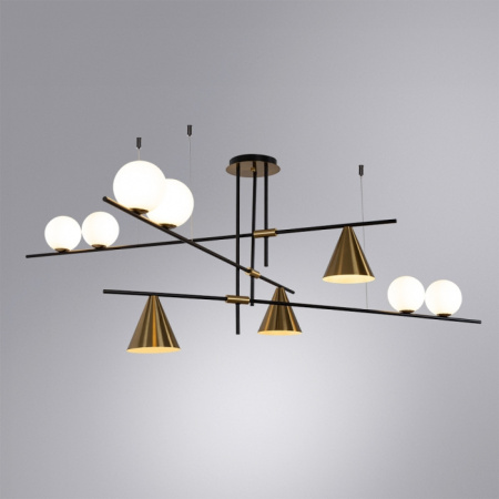 Потолочная люстра Arte Lamp Jacob A7029PL-9BK