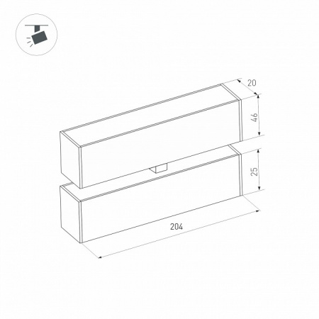 Накладной светильник Arlight MAG-25 34235