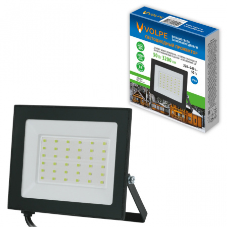 Прожектор уличный ULF-Q519 50W/GREEN IP65 220-240V BLACK