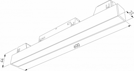 Встраиваемый светильник Elektrostandard Slim Magnetic a063540
