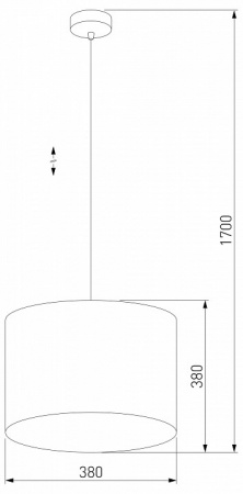 Подвесной светильник TK Lighting Tercino 6172 Tercino Blue
