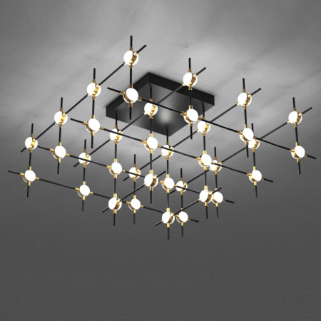 Потолочная люстра Molecular MX18001067-36A black/gold