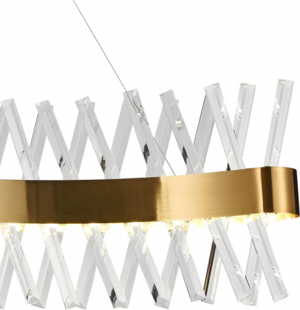 Подвесная люстра LED LAMPS 81357 GOLD SATIN