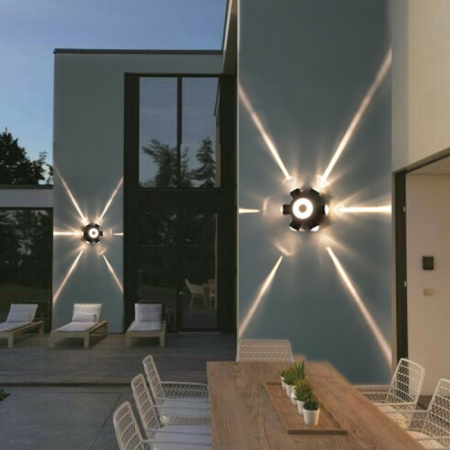 Архитектурная подсветка 86973-9.2-007U LED2W+6*1W BK