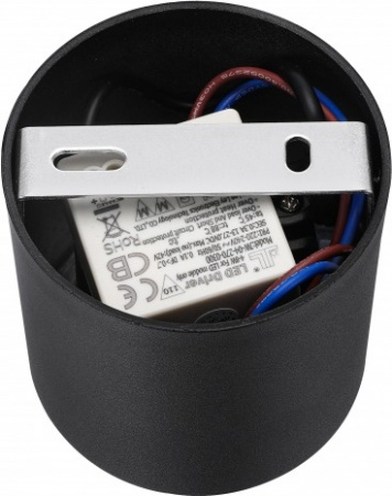 Накладной светильник ILedex Metrica 108-7W-D80-3000K-24DG-BK