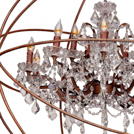 Подвесная люстра Foucaults Orb Crystal LOFT1897/15