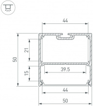 Профиль Arlight Sl-Line 038450(1)