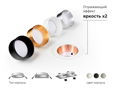 Основание для встраиваемого светильника C C6513