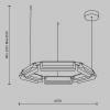 Подвесной светильник Flat MOD296PL-L40BC3K