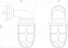 Настенный фонарь уличный WL-59895