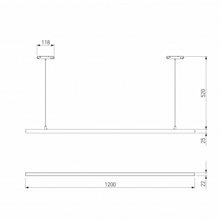 Подвесной светильник Elektrostandard Slim Magnetic a064803