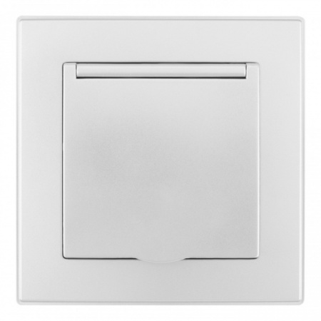 Розетка SET06-1 SET06-1-41-1 silver