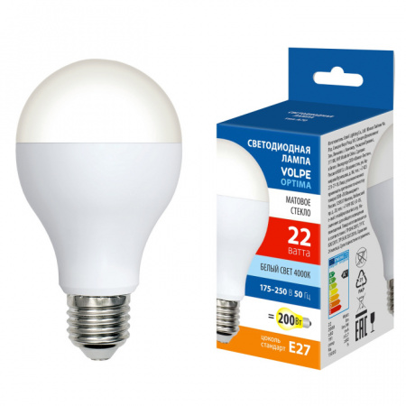 Лампочка светодиодная Optima LED-A70-22W/4000K/E27/FR/SLS